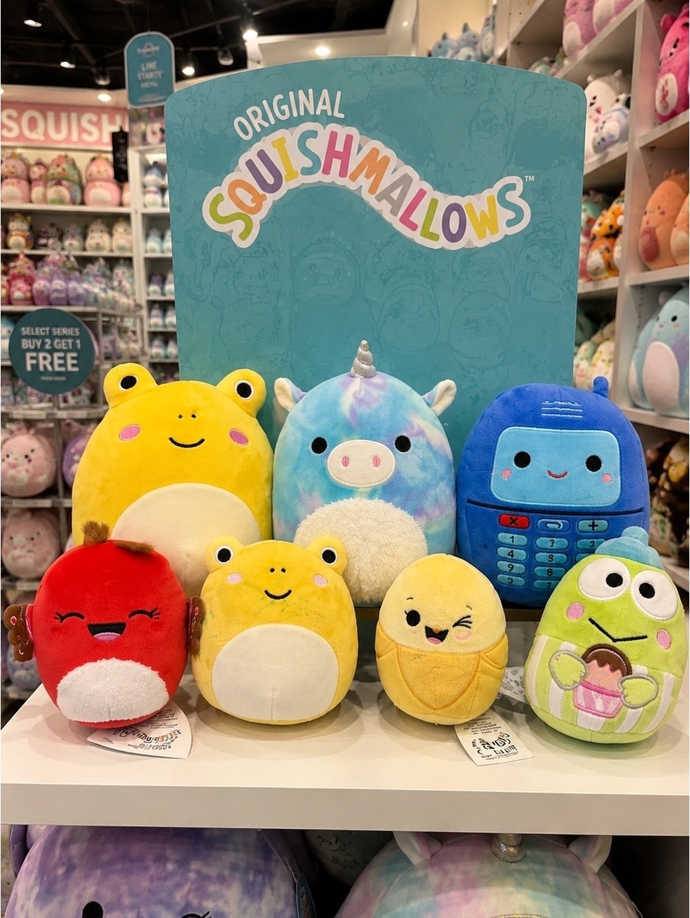 Squishmallows Plush Lot of 8 Assorted Mini Plush Toys Soft Collectible Bundle
